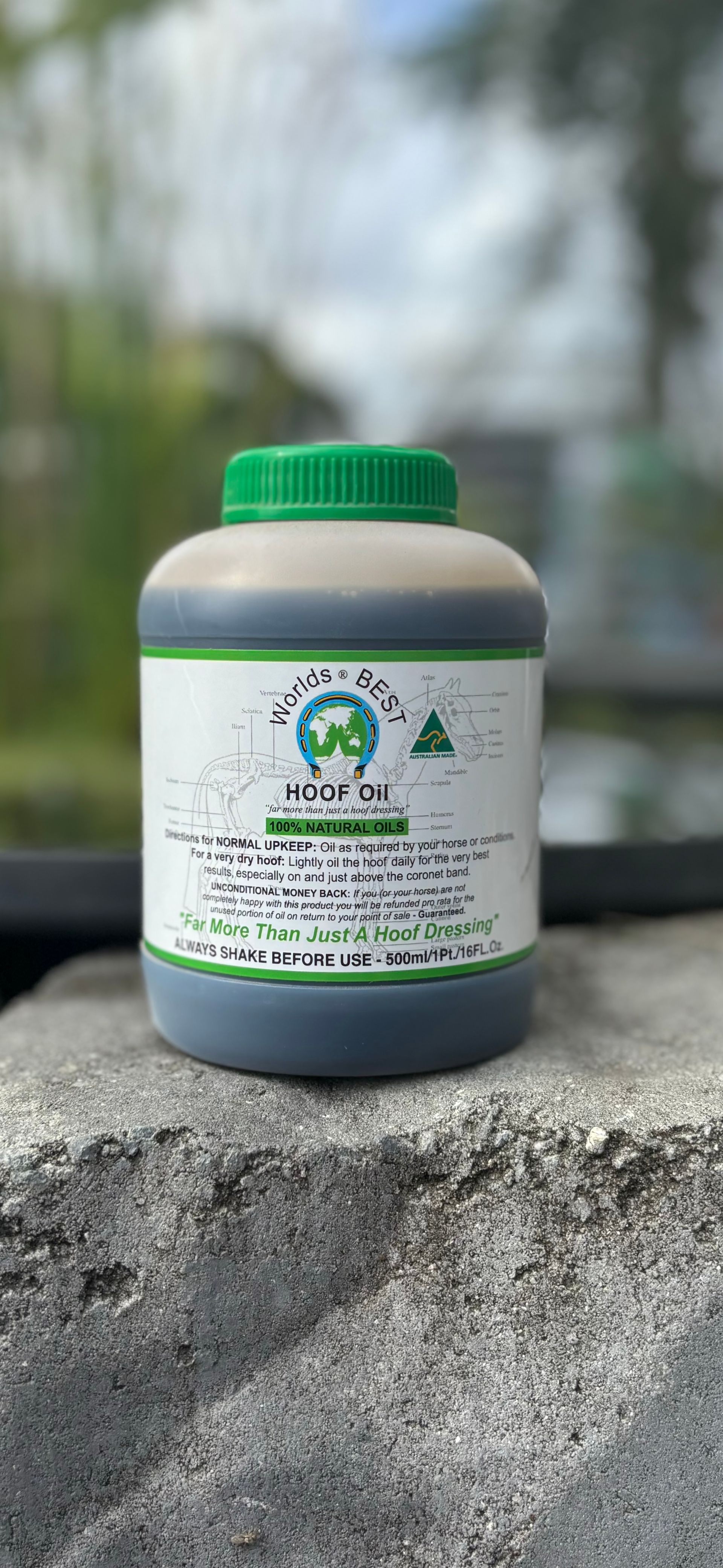 Worlds Best Hoof Oil 500ml