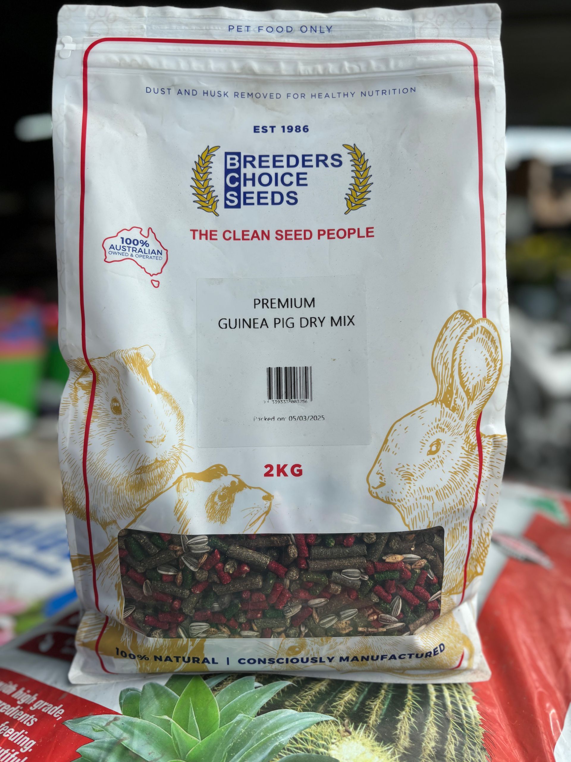 Breeders Choice Seeds Premium Guinea Pig Dry Mix 2kg