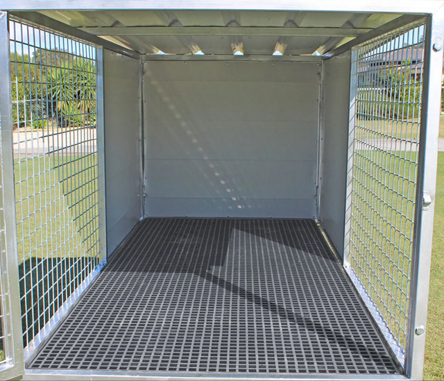 Floor Raised Dog Kennel Fibreglass Composite