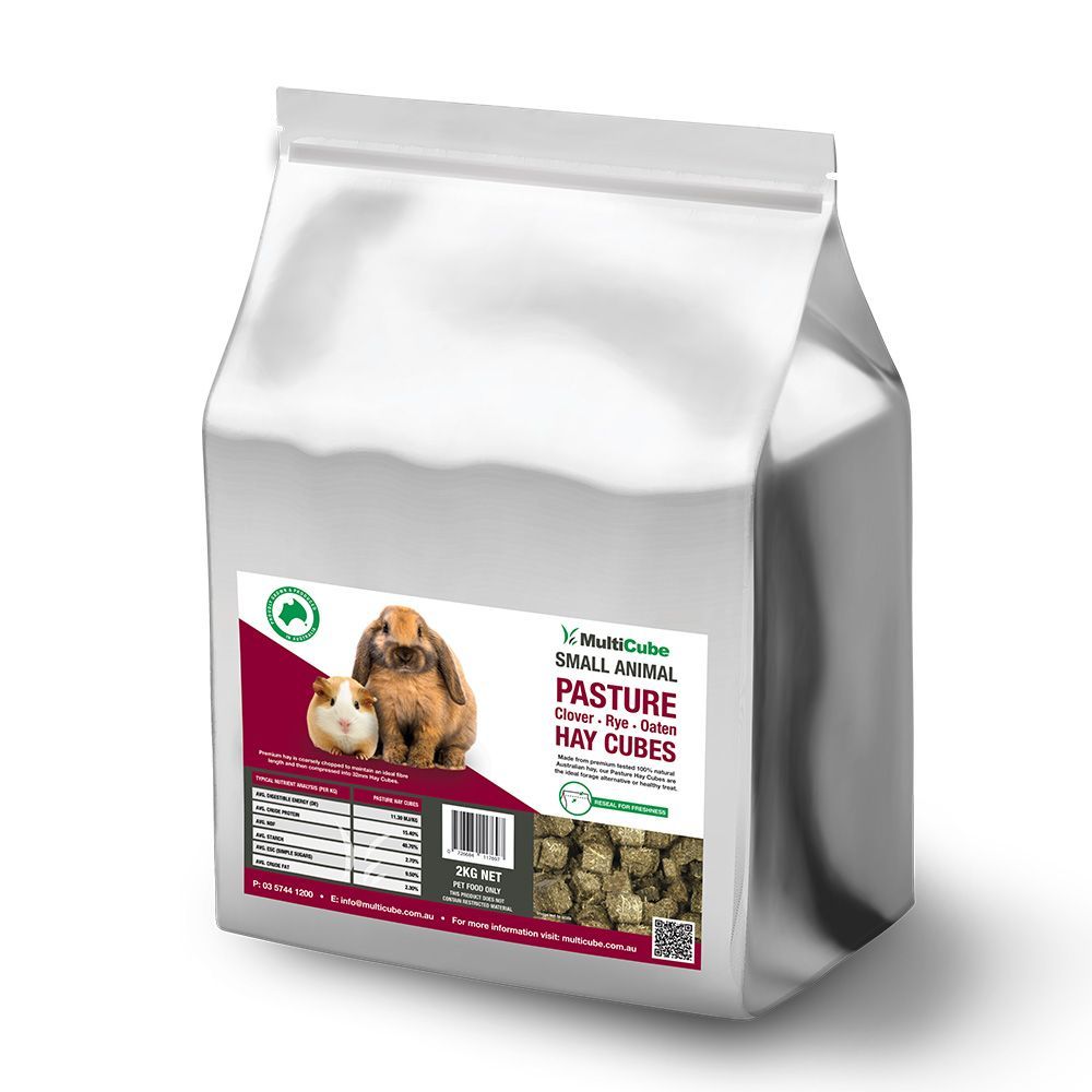 Multicube Small Animal Pasture Hay 2kg