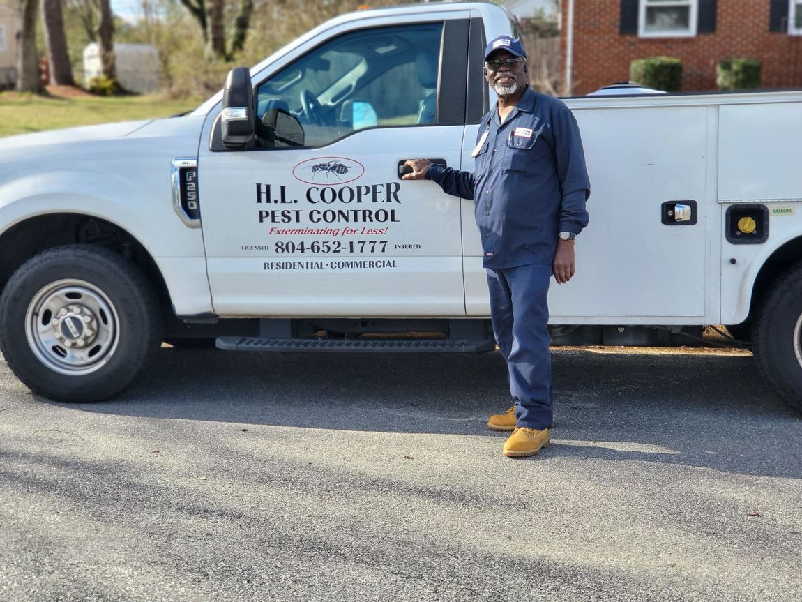 H L Cooper Pest Control providing safe, effective pest control service for home and business in Richmond VA.
