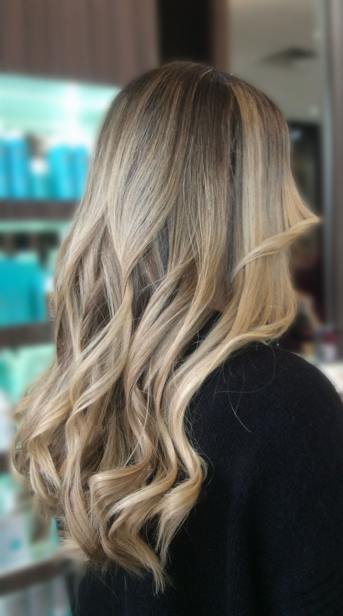 Woman With Layered, Light Blonde Crimped Hair in a Salon — Studio 23 In Biggera Waters, QLD