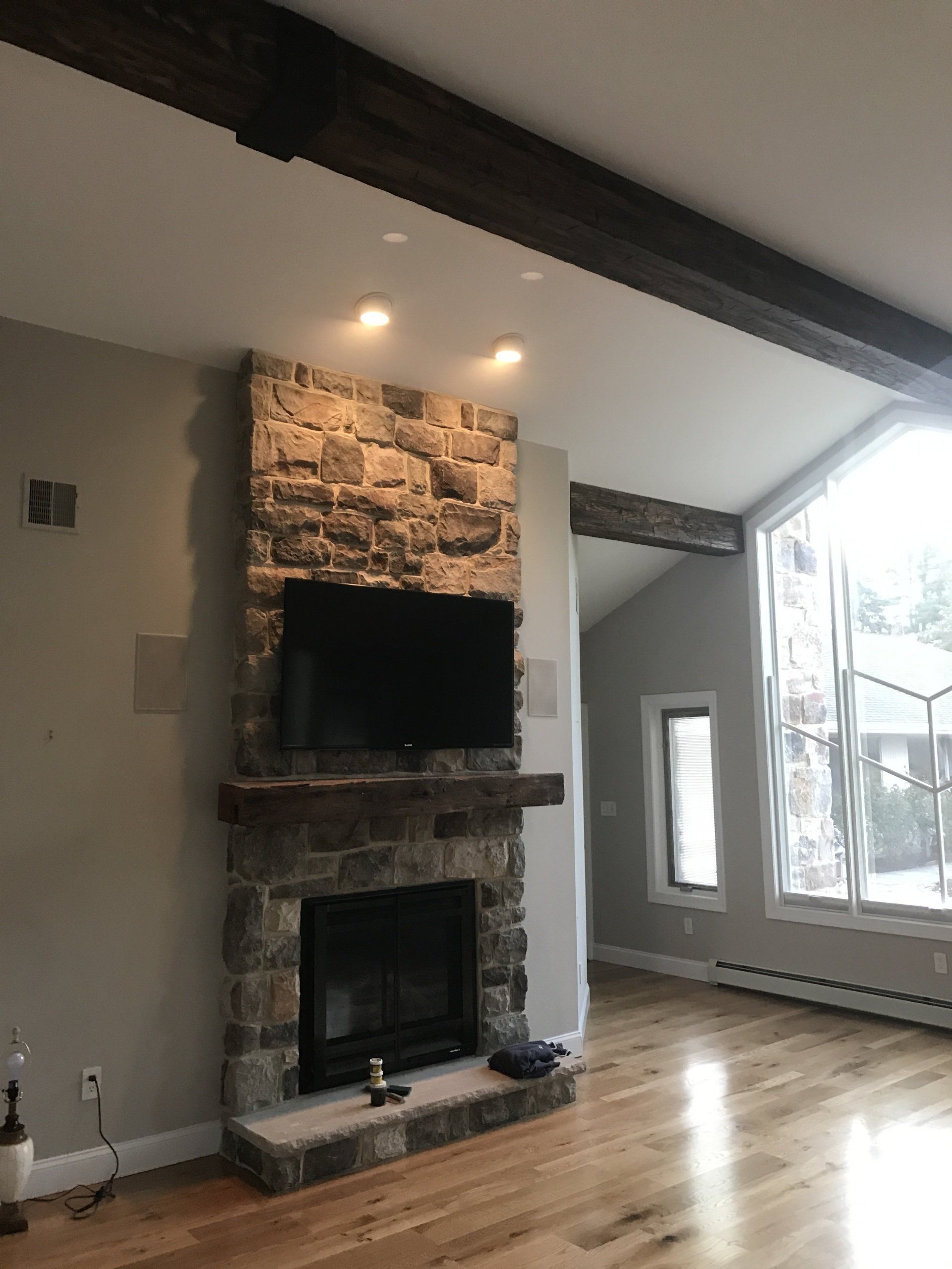 Fireplace And Television — Coopersburg, PA — Fine Finishes