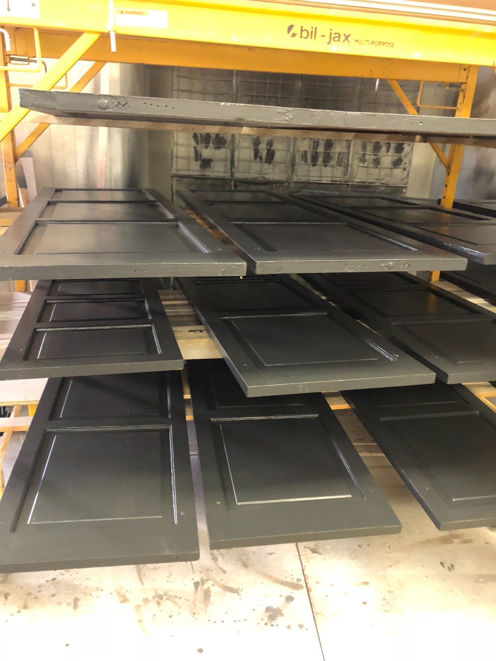 Black Colored Cabinet Wood — Coopersburg, PA — Fine Finishes