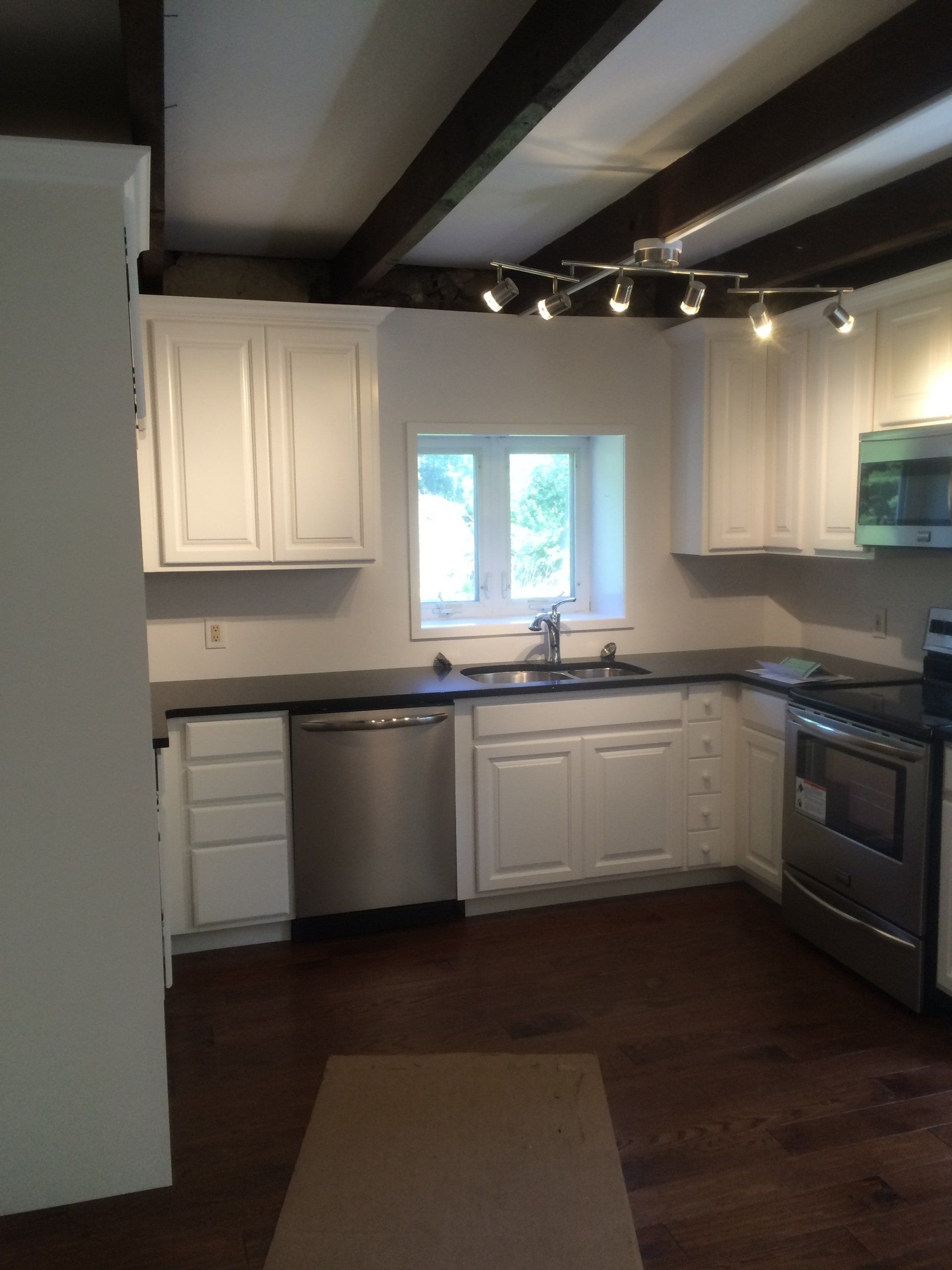 Small White Kitchen — Coopersburg, PA — Fine Finishes