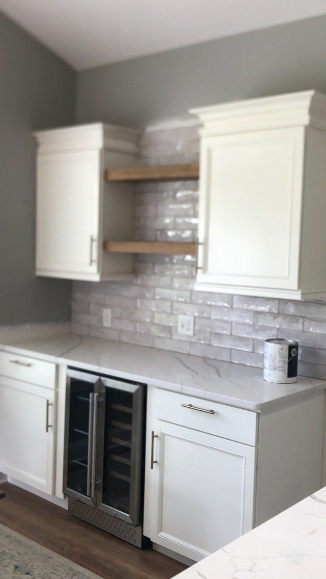 Newly Installed Kitchen Cabinets — Coopersburg, PA — Fine Finishes