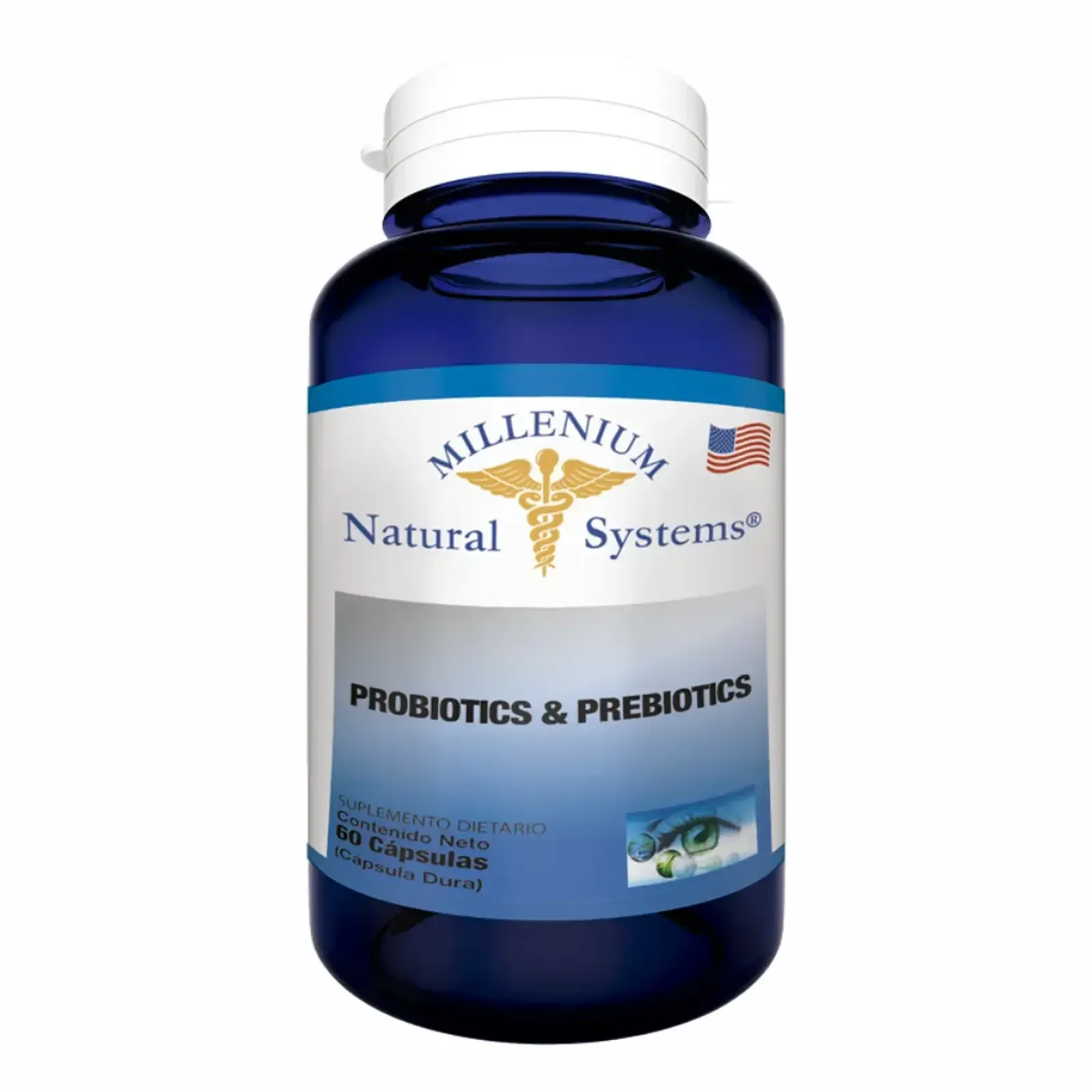 PROBIOTICS Y PREBIOTICS 60 CAPSULAS MILLENIUM