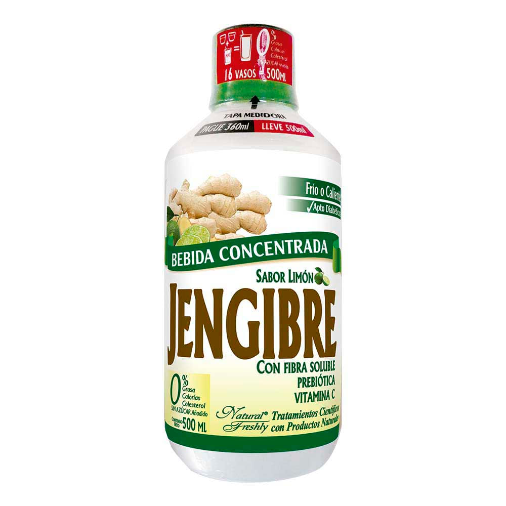 Bebida con Jengibre + vitamina C x 500ml