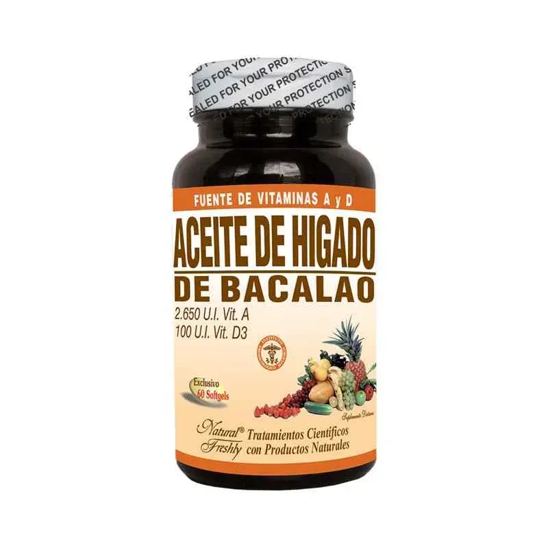 Aceite Higado de Bacalao Freshly x 60 sofgels
