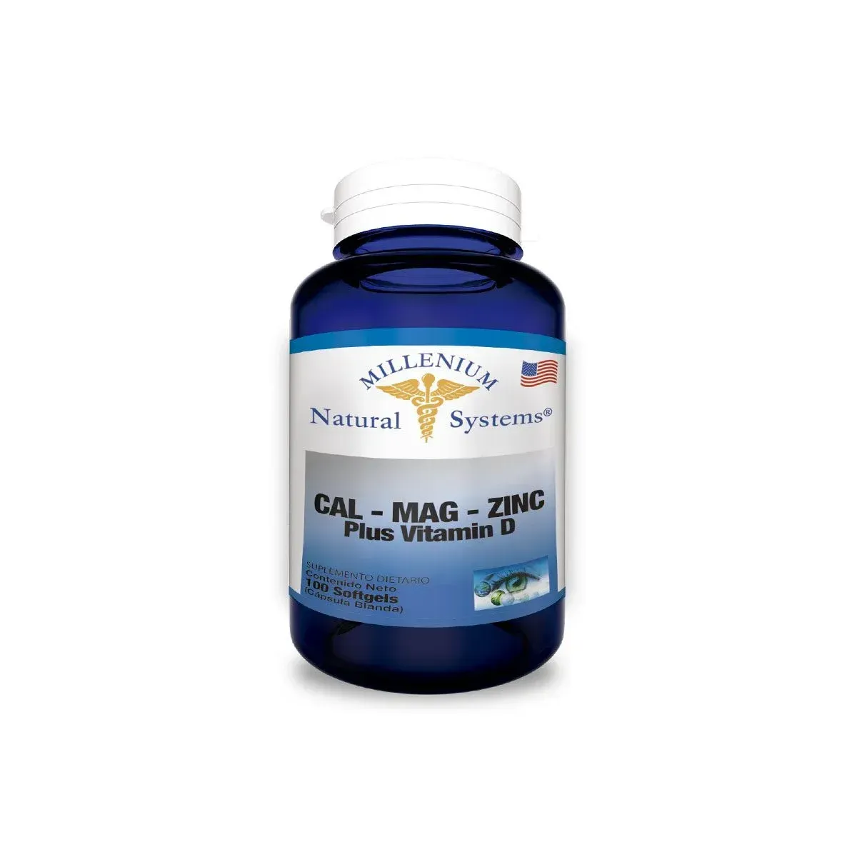 CAL-MAG-ZINC PLUS VITAMIN D 60 SOFTGELS MILLENIUM