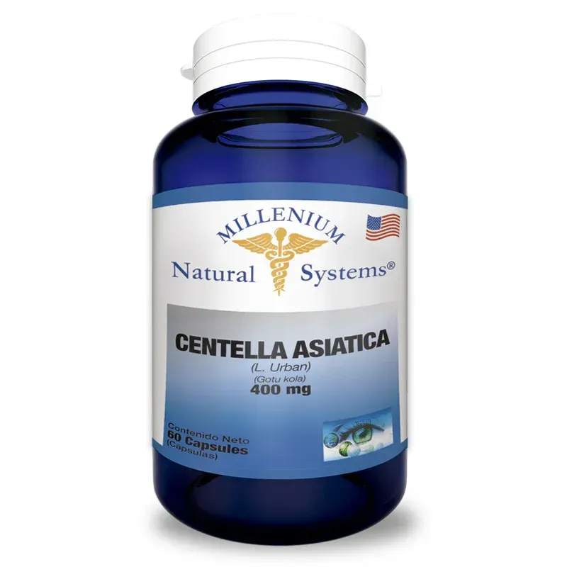 CENTELLA ASIATICA MILLENIUM  400MG 60 CAPSULES