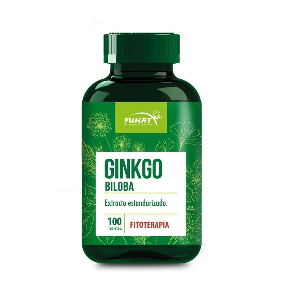 GINKGO BILOBA 100 TABLETAS FUNAT