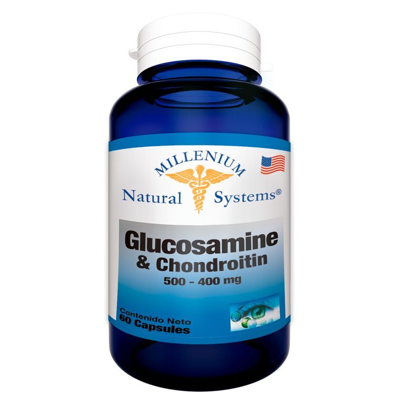 GLUCOSAMINE Y CHONDROITIN 500-400G MILLENIUM