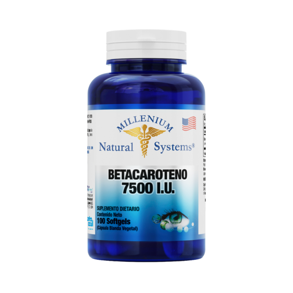 BETACAROTENO 7500 I.U 100 SOFTGELS MILLENIUM