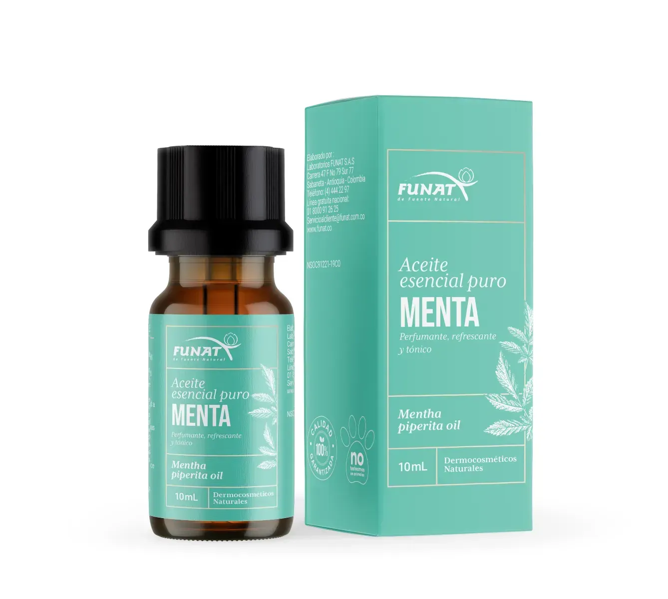 ACEITE ESENCIAL PURO MENTA 10ML FUNAT