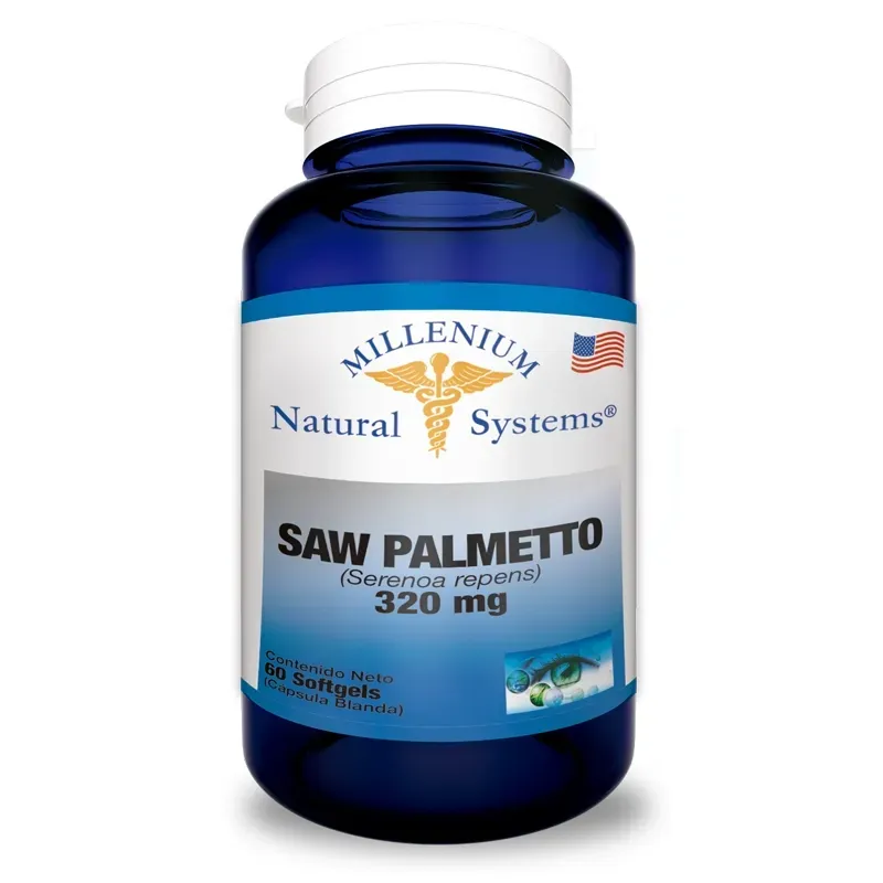 SAW PALMETTO 320MG 60 SOFTGELS MILENIUM
