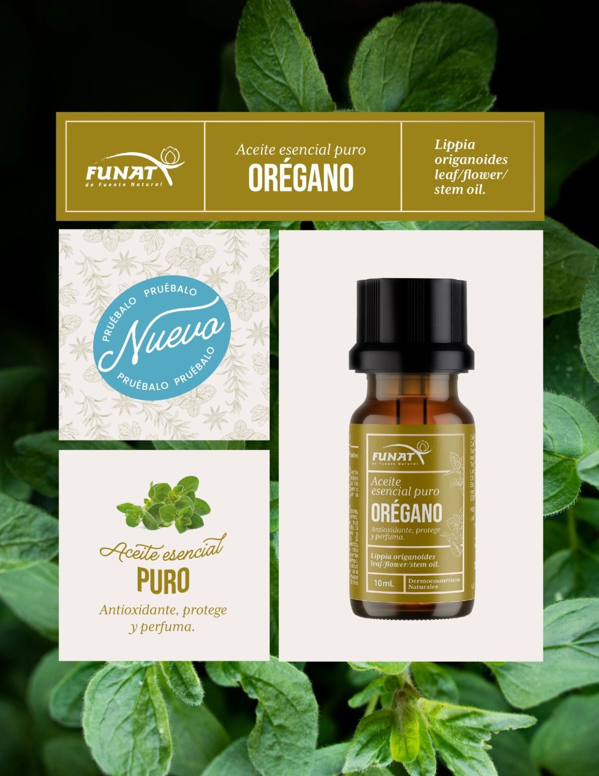 ACEITE PURO DE  OREGANO FUNAT X