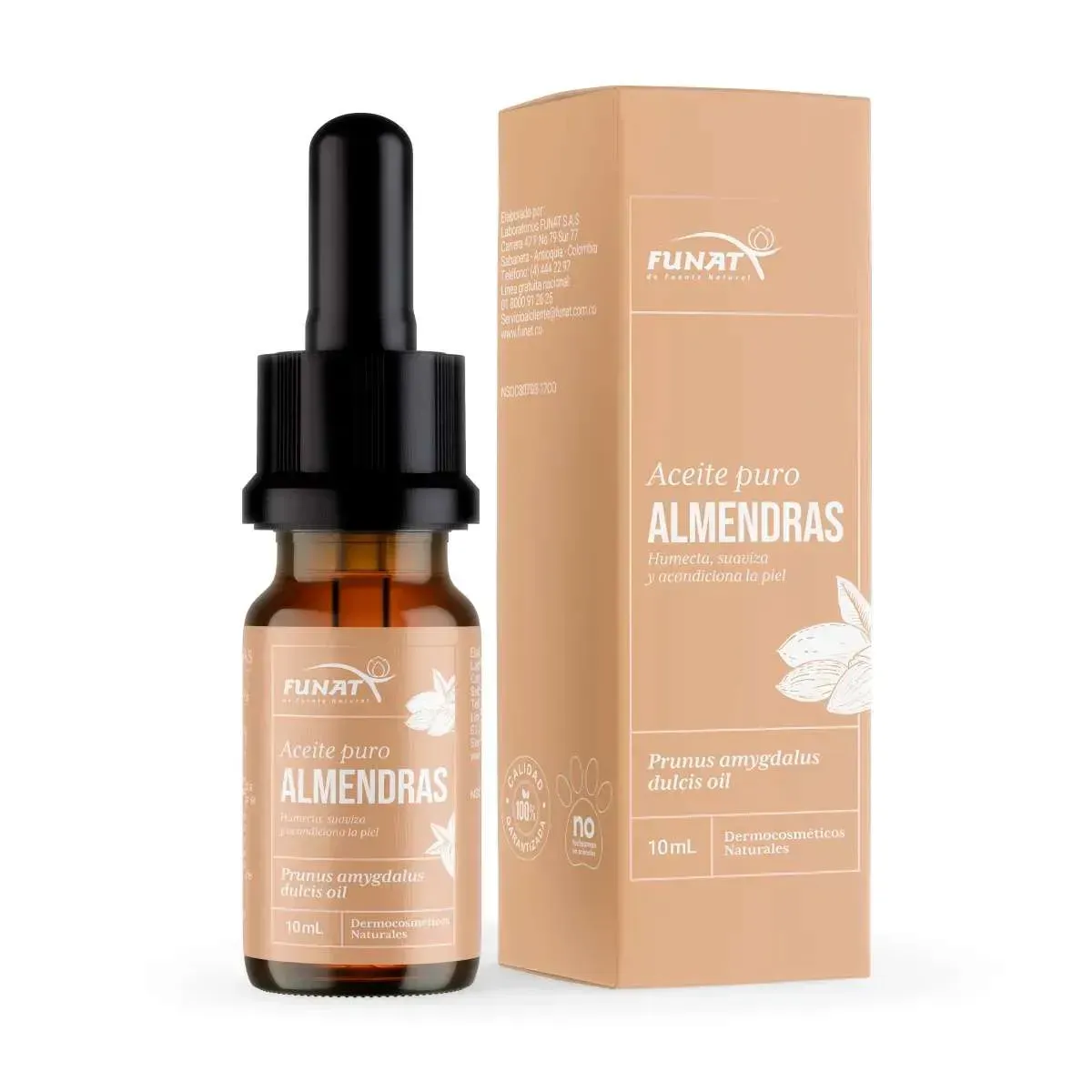 ACEITE PURO ALMENDRAS 10ML FUNAT