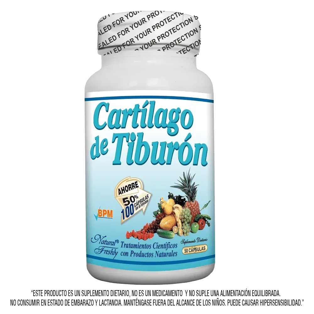 Cartilago de Tiburon Frasco x 50 Capsulas