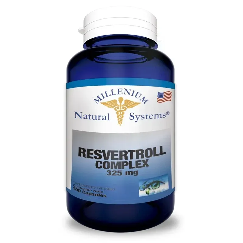 RESVERTROLL COMPLEX 325MG 100 CAPSULES MILLENIUM