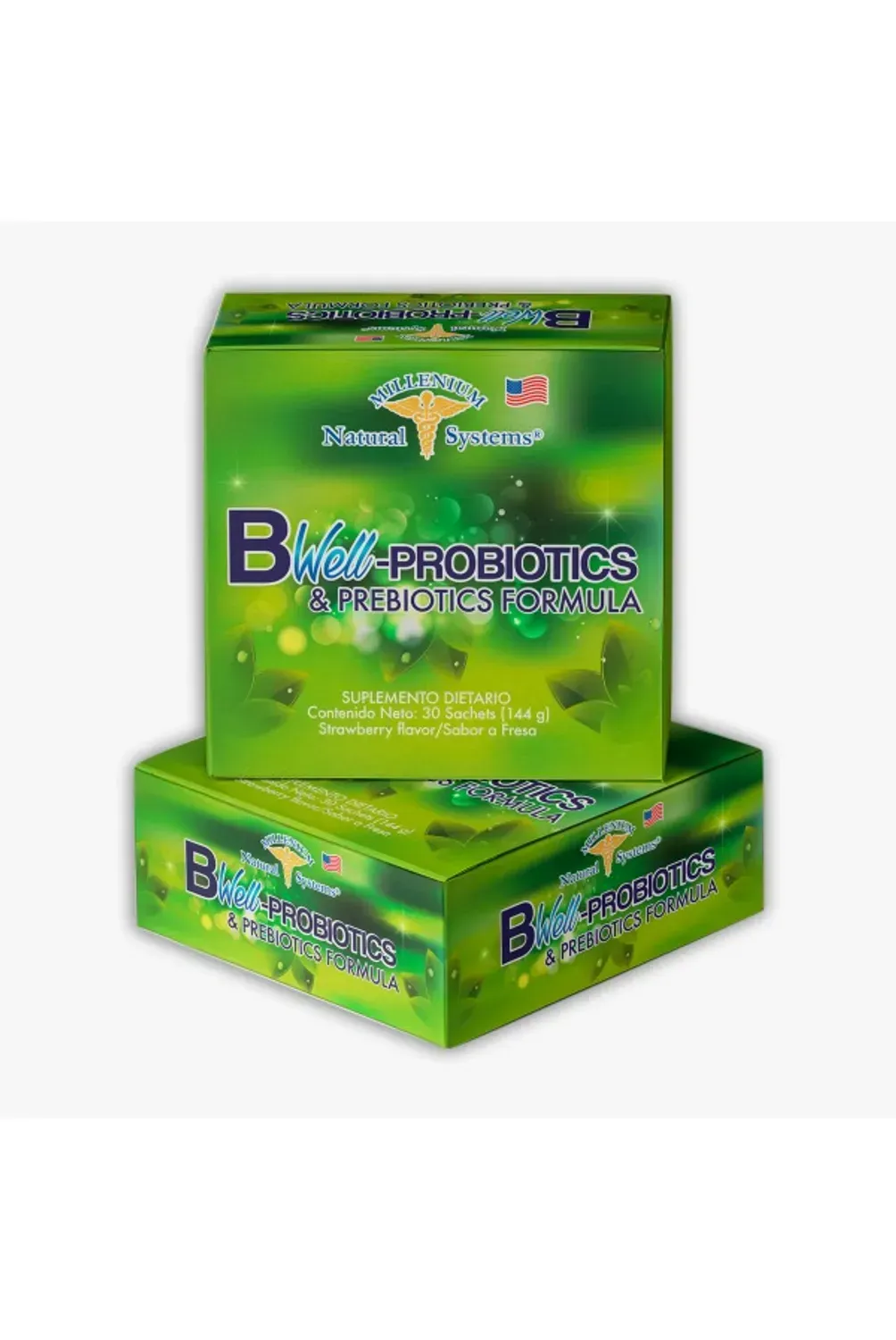 B WELL-PROBIOTICS Y PREVIOTICS FORMULA 30 SACHETS (144G) MILLENIUM