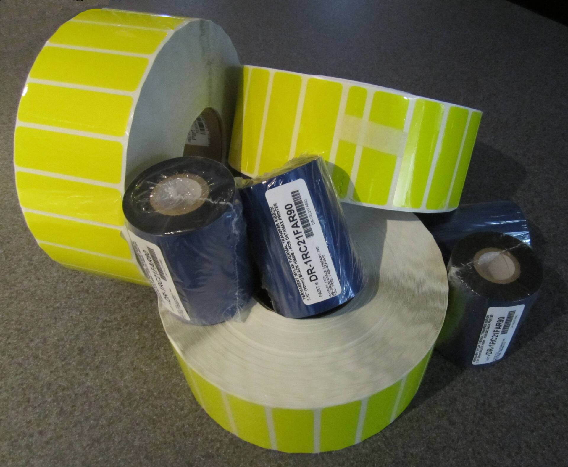 Yellow and Blue Stickers ─ Sandy, UT ─ Meldrum Scale Company