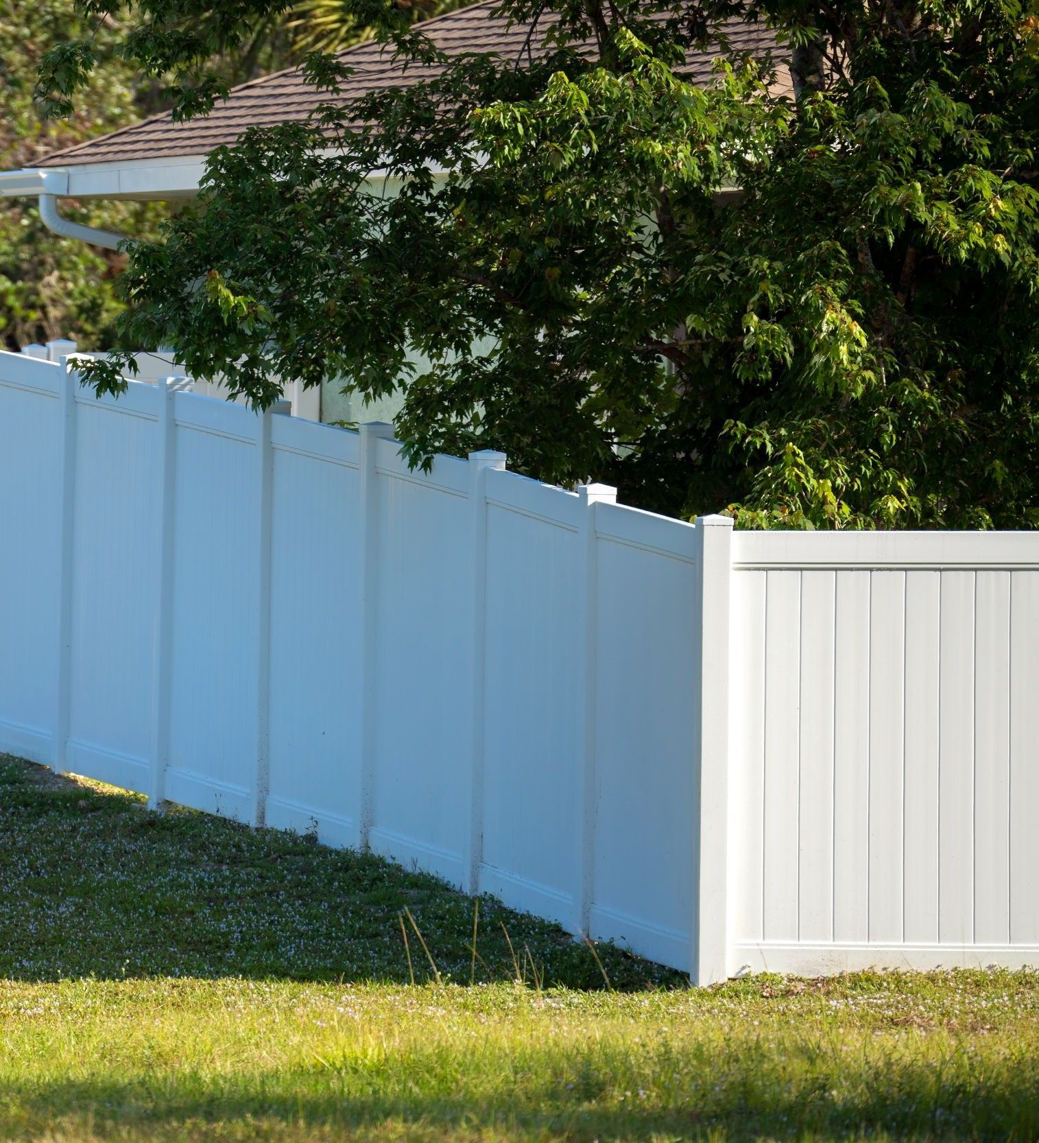 vinyl fence designs for pet owners installed by Superior Fence