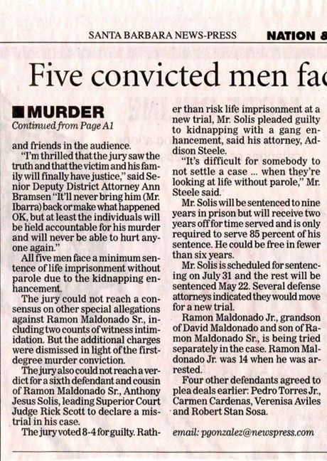 Santa Barbara's Newspaper About Murder — Barbara, CA — Steele Law Firm