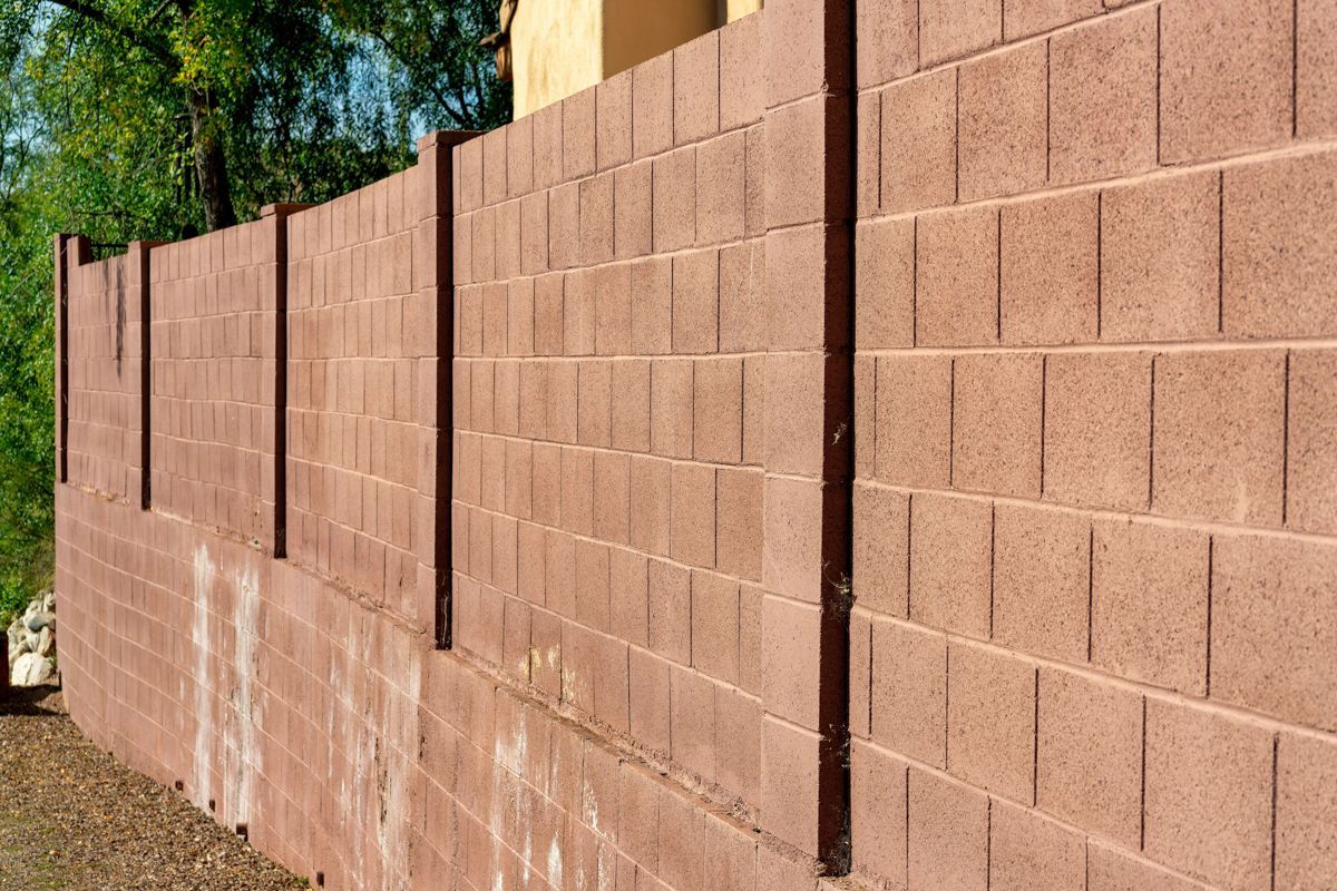 Retaining walls and landscaping