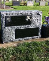 Granite lawn headstone – Colac, VIC - Bartlett Bros Pty Ltd