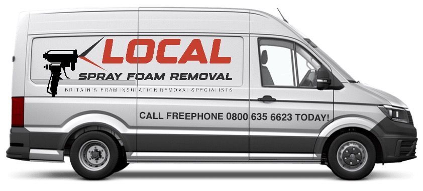 Local Spray Foam Removal Van Local Spray Foam Removal work in local communities throughout the UK.