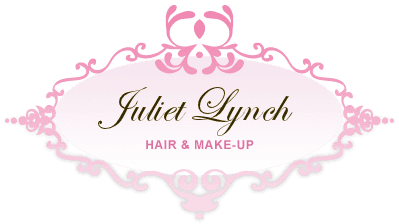 A logo for juliet lynch hair and makeup