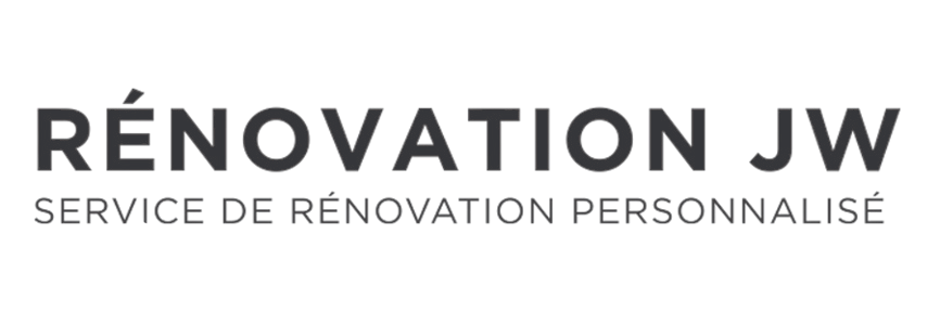 A logo for renovation jw service de renovation personnalise