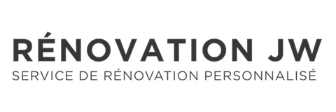 A logo for renovation jw service de renovation personnalise