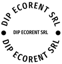 Logo per Dip Ecorent: un camion blu con un tubo, la scritta 