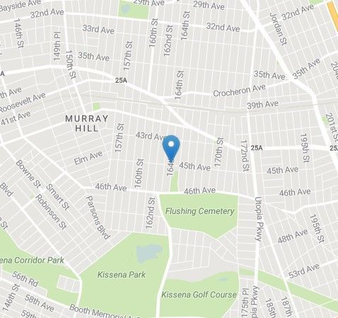 Map - Avenue Flushing