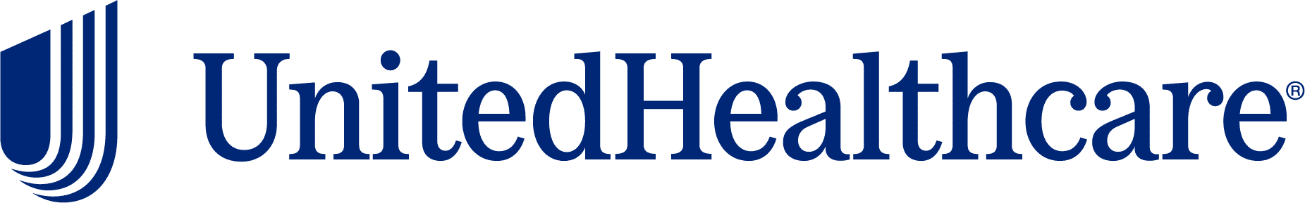 UnitedHealthcare logo with blue graphic and text.
