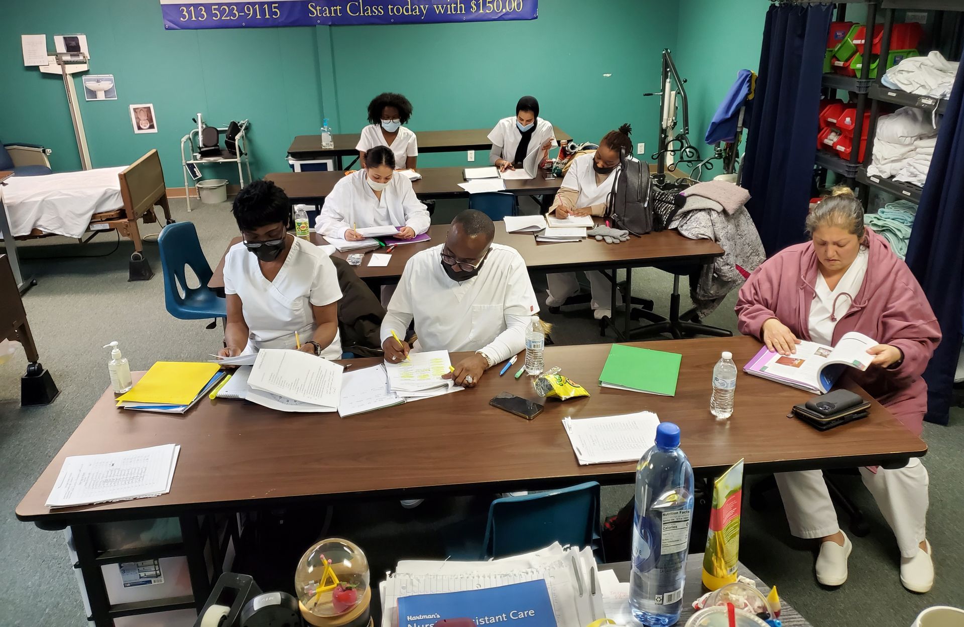 Students Taking NCLEX Exam