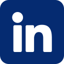 LinkedIn logo: White 
