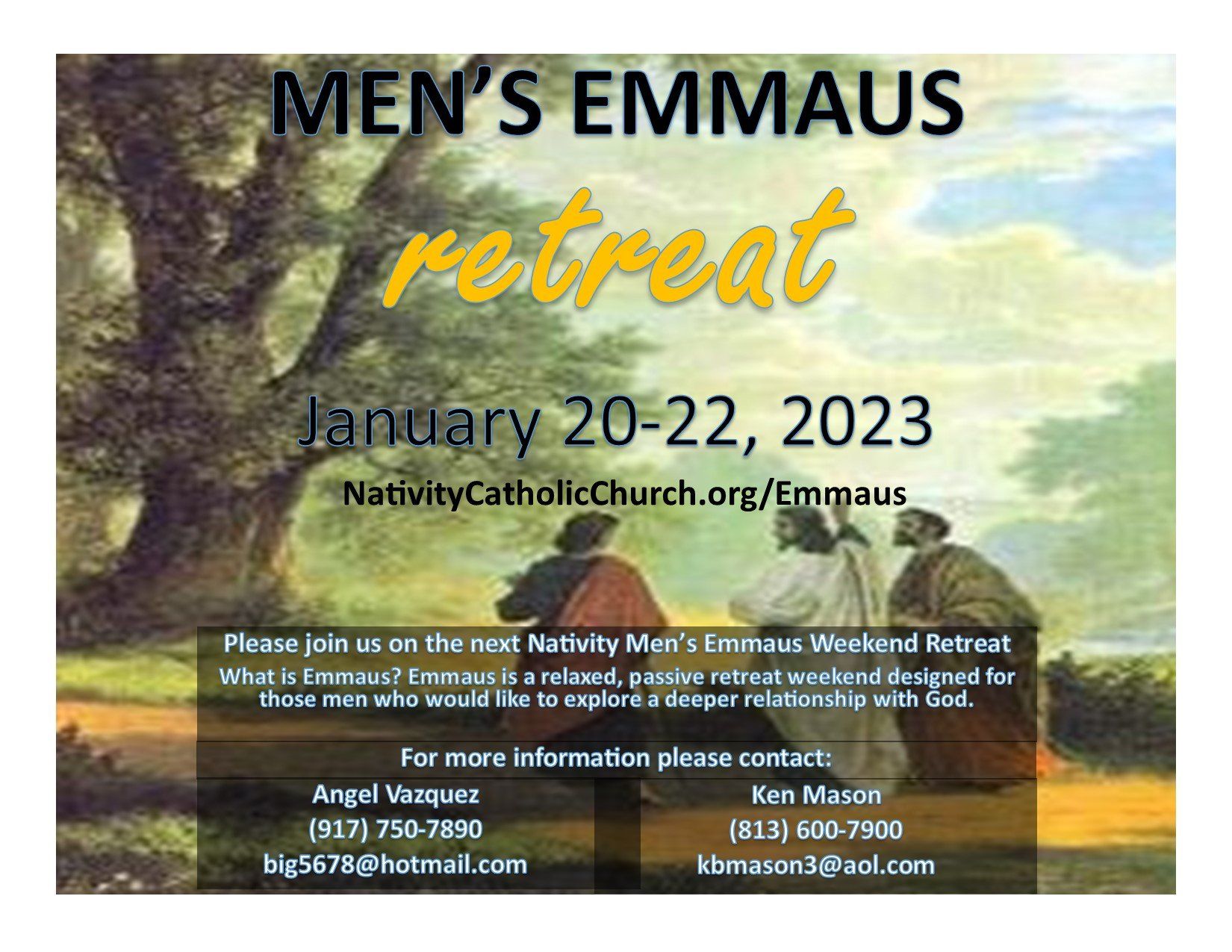 Emmaus Men's & Women's Retreats