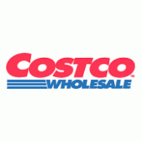 Red Costco Logo with blue wholesale underneath