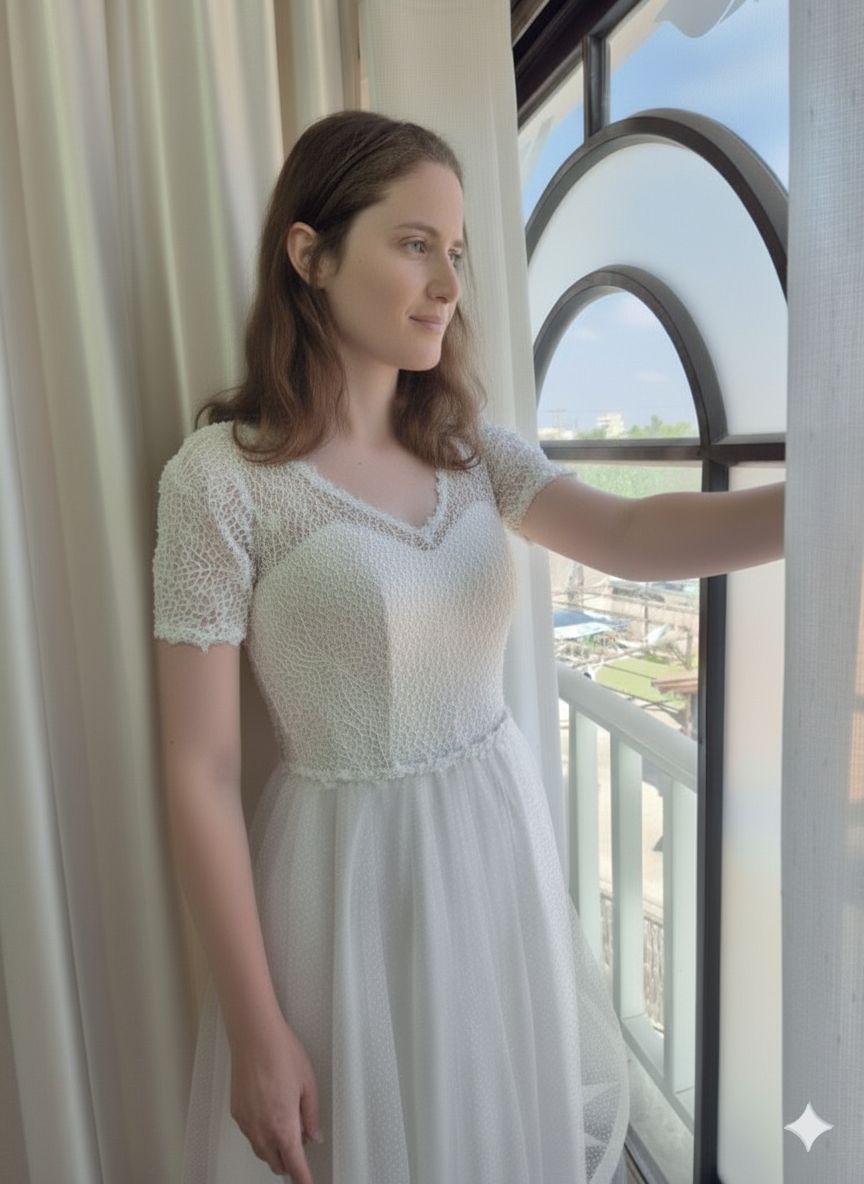 שמלת כלה צנועה יוקרתית קולקציה 2026 - קארין בר זוסמן ראש העין