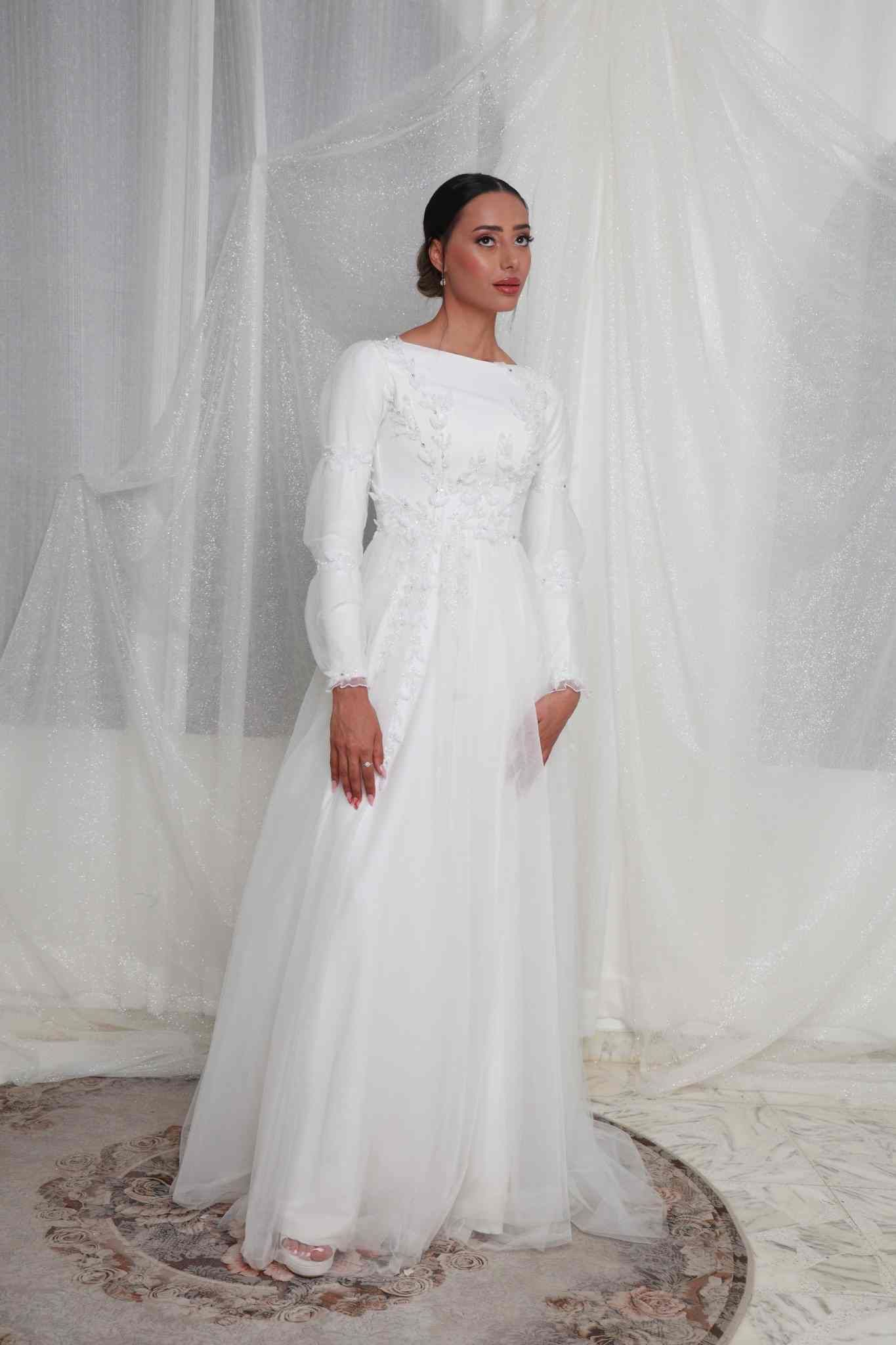 שמלת כלה יוקרתית בסגנון גזרת בת הים