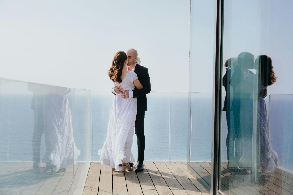 שמלת כלה עדינה סגנון בוהו שיק