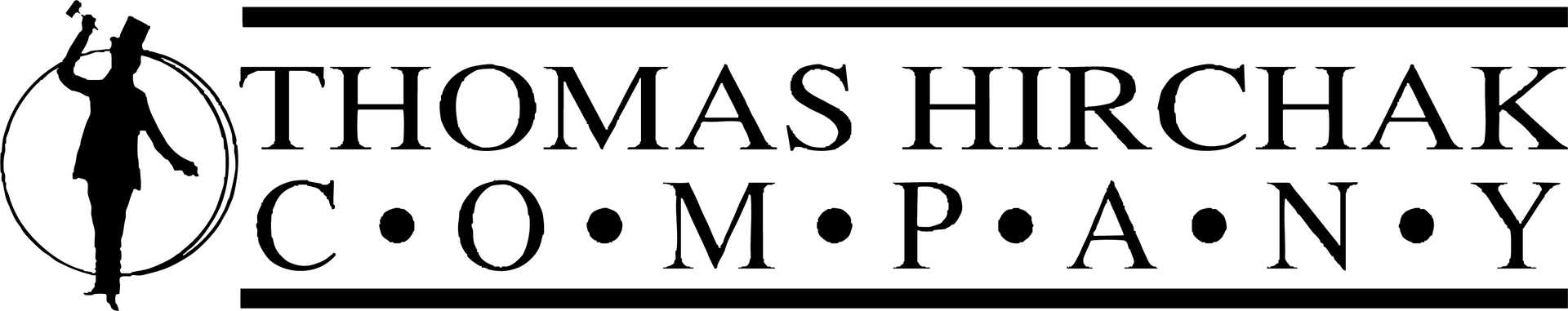 Thomas Hirchak Company Logo in Black with transparent background
