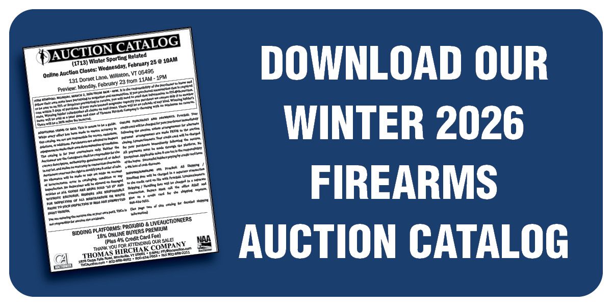 Click here to see our complete firearms catalog. Winter Firearms Catalog