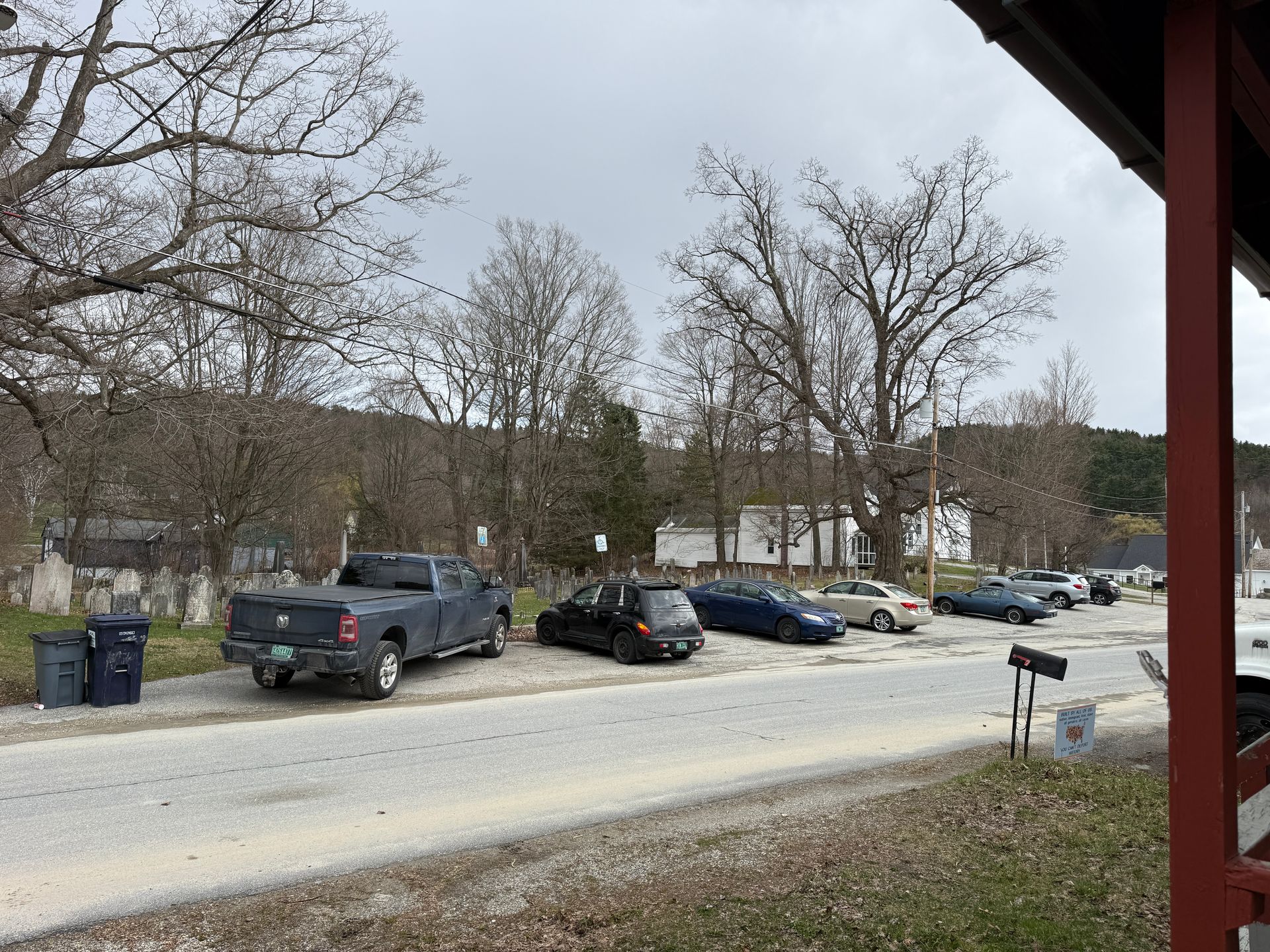 parking area for Pownal, VT