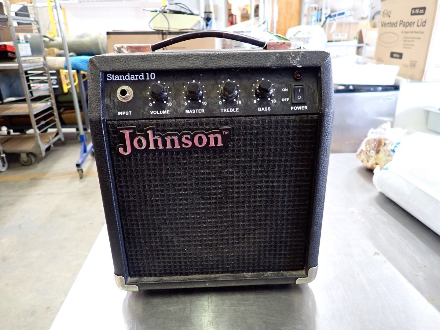 Black Johnson guitar amplifier