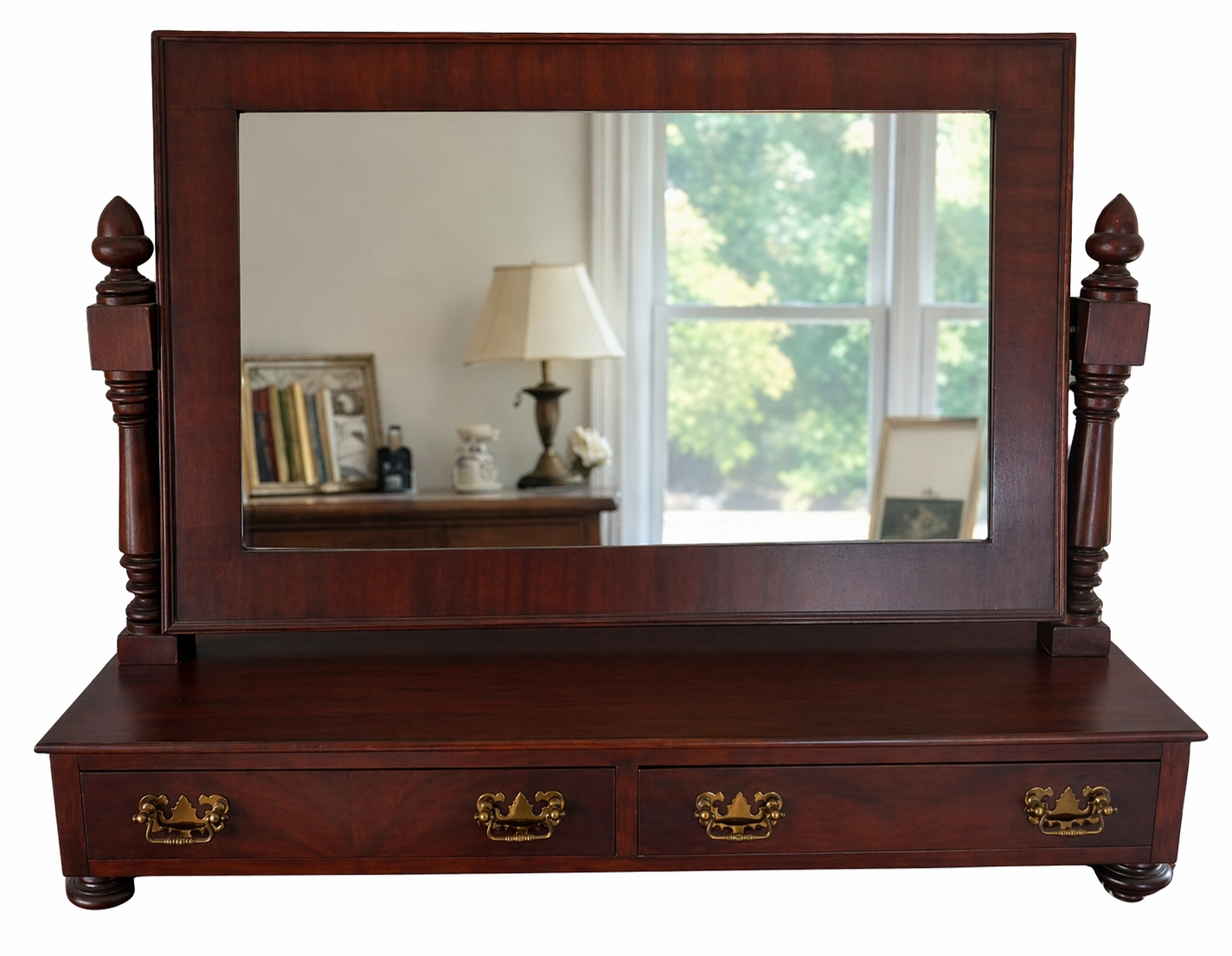 Alexander Hamilton Chippendale Mahogany Dressing Mirror