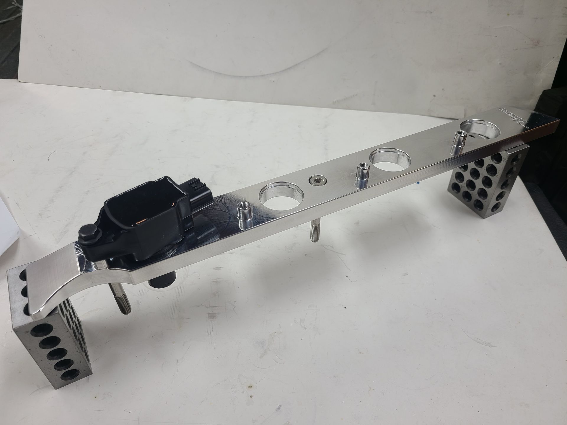 KA24DE to R35 coil back bracket